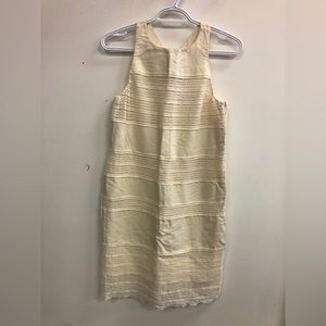 ANNE TYLER LOFT knee LENGH cream dress